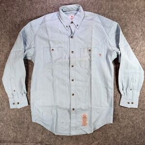 Tyndale FR Shirt Mens Small Flame Resistant Workwear USA Made 5.9 ARC HRC 1